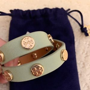 Tory Burch Double Wrap Bracelet - Mint Green